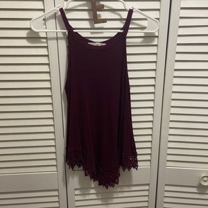 Maroon Pink Republic tank top- Size XS